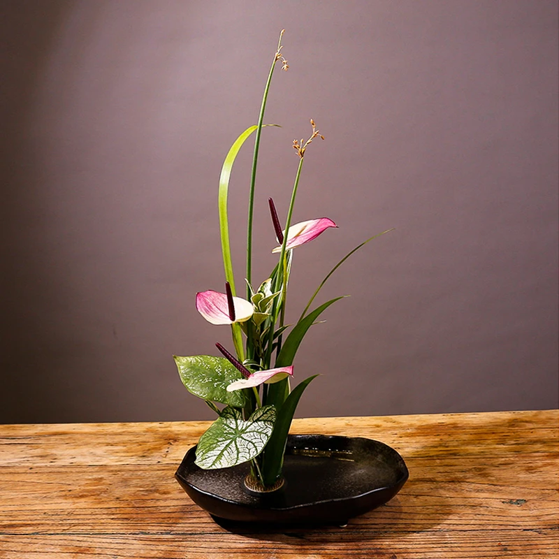 Copper Needles Ikebana Kenzan Round Type D40 Japanese Art Flower
