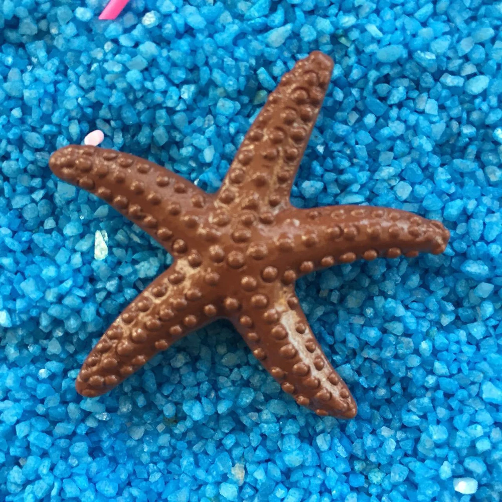 Plastic Beach Coastal Simulation Starfish DIY Craft Ornament Fish Tank Decor ORN