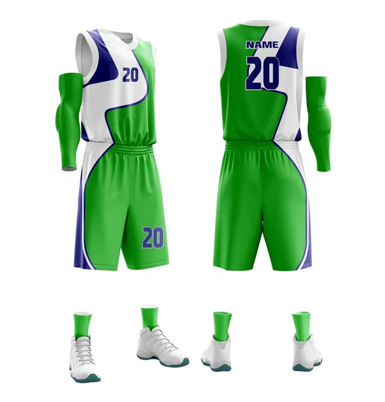 Quick Dry Blank Basketball Jerseys Uniforms Custom Design Basketball 