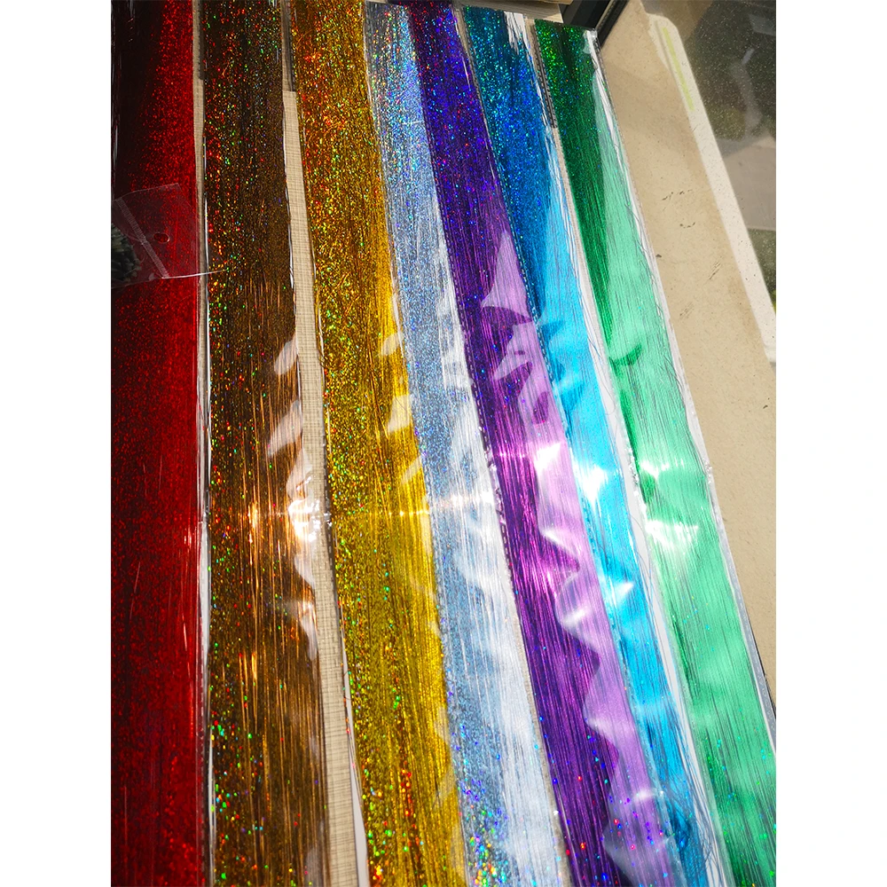 Gitter Hair Tinsel Crochet Braid Hair Extension 600700 Strands Braid