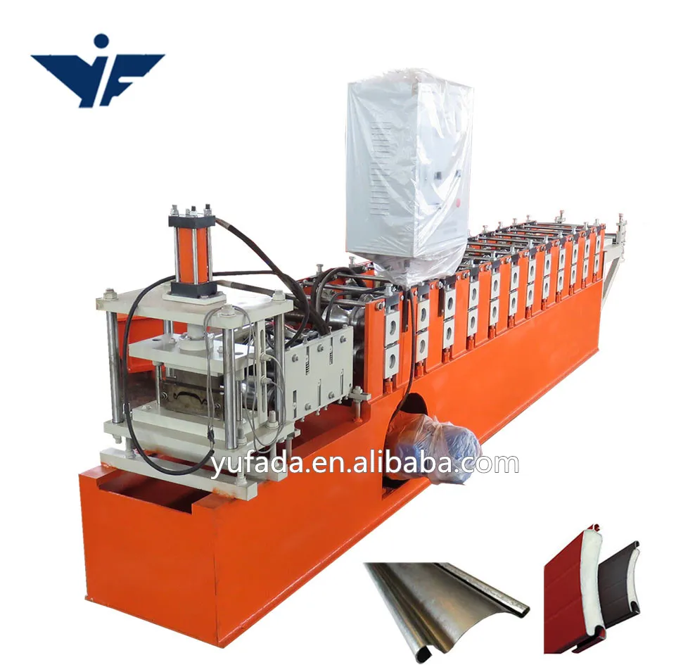 steel & aluminium roller door shutter door slat making machinery
