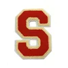 no minimum cheap iron on numbers letters custom chenille patches