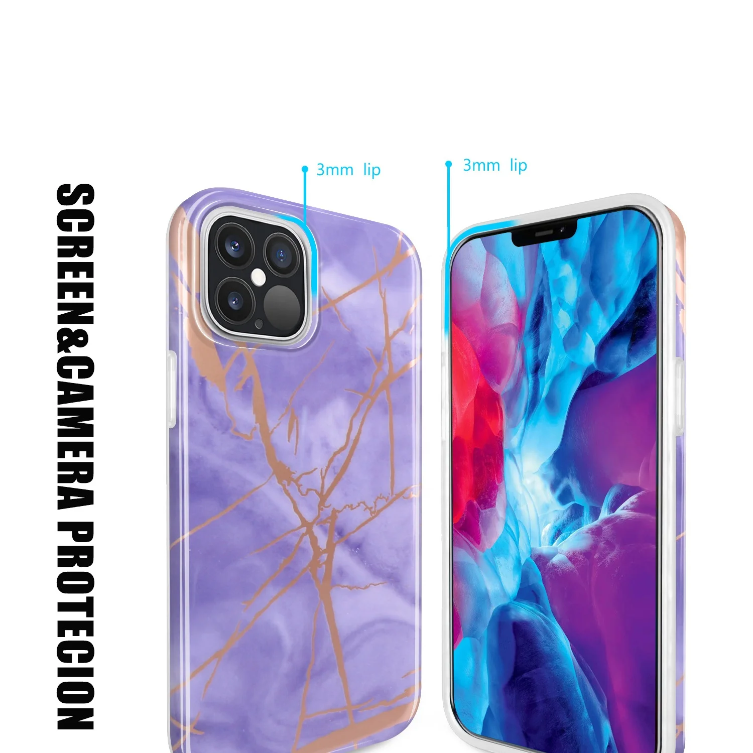 TPU phone case of Custom design for iPhone XS Max TPU Marble cell phone case for iphone 12
