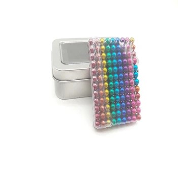 rainbow colored magnetic balls