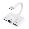 For Mobile Game Playing Type C OTG Adapter 100M Internet Speed RJ45 Cable Compatible with iPad pro, Google Pixel Type C phones