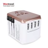 Hot product 2019 Travel Adapter Electrical Plugs socket 100-240V Universal Adaptor USB charger