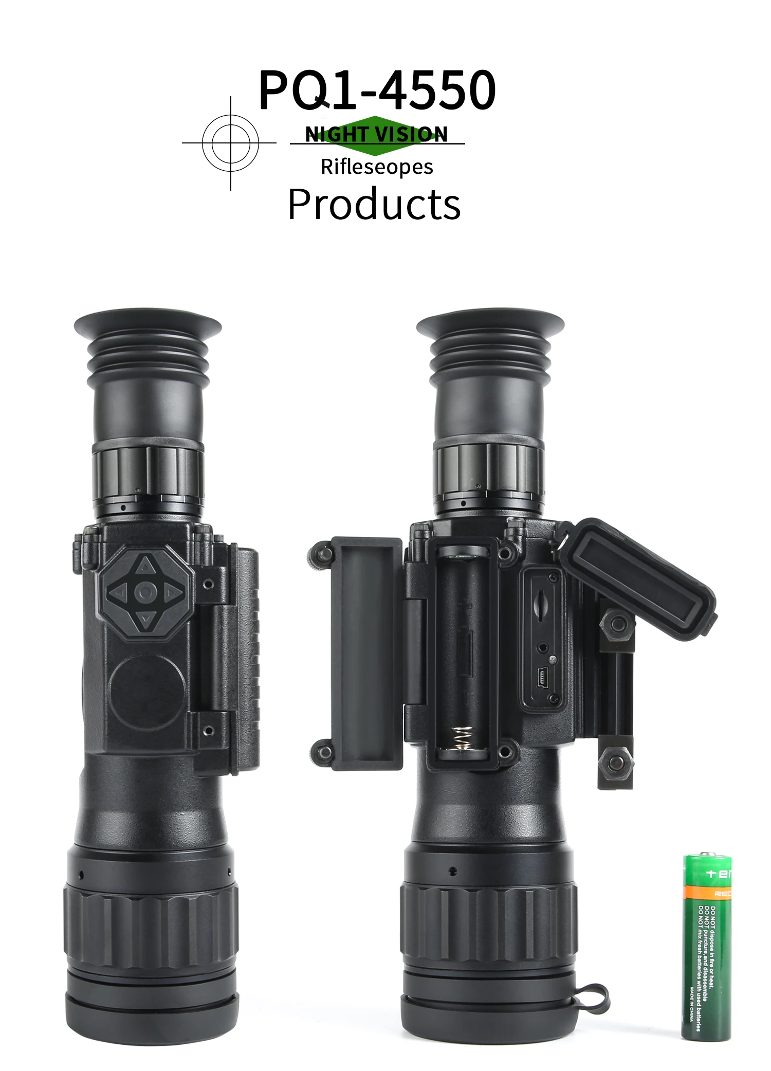 Pq14550 Low Light Night Vision Scope High Quality Camera Night Vision