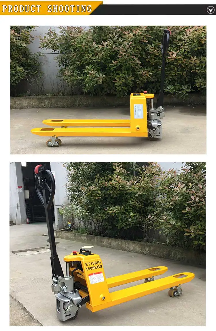 forklift price in china 1500kg 3500kg semi electric pallet jack