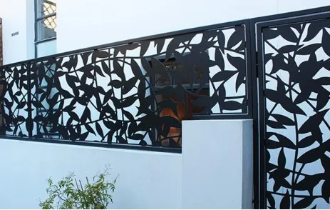 Factory Price Outdoor Laser Cutting Fence And Gate - Buy Corrugated 