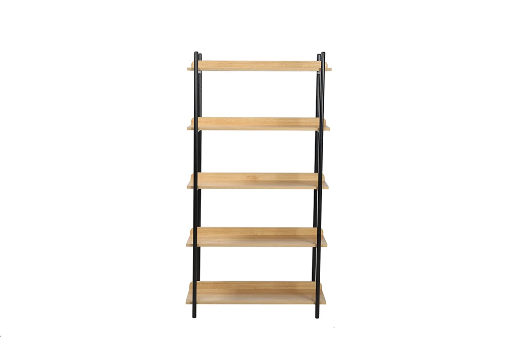 Modern Fashion Design Home Office Furniture Storage Rack Book Grey Wood And Metal 5 Tiers Shelf - Buy Bookshelf,5 Tiers Bookshelf,Book Grey Product on Alibaba.com
