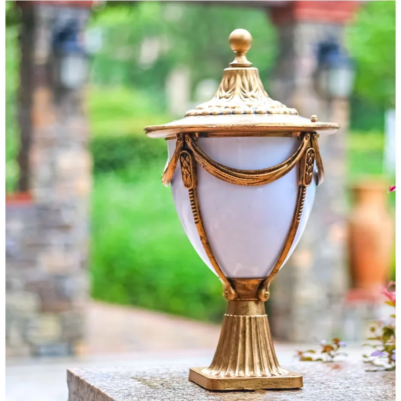 European Style Landscape Lamp Decoration Outdoor Lighting Garden Pillar Light