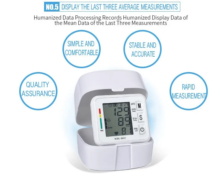 digital wrist blood pressure monitor