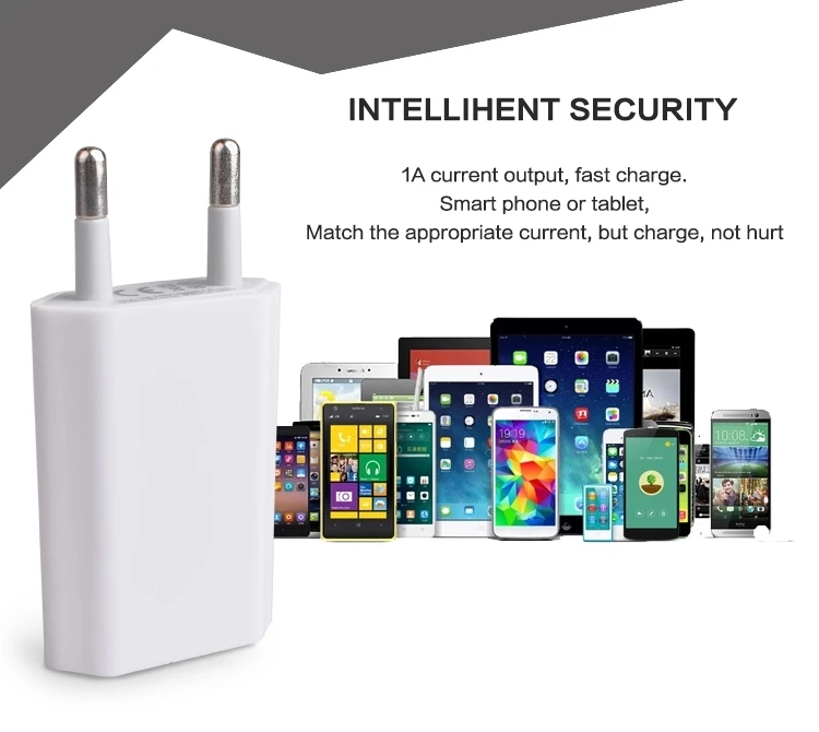 5V 1A EU/US Plug USB Wall AC Power Adapter Travel Charger For Iphone Samsung Charger Phone