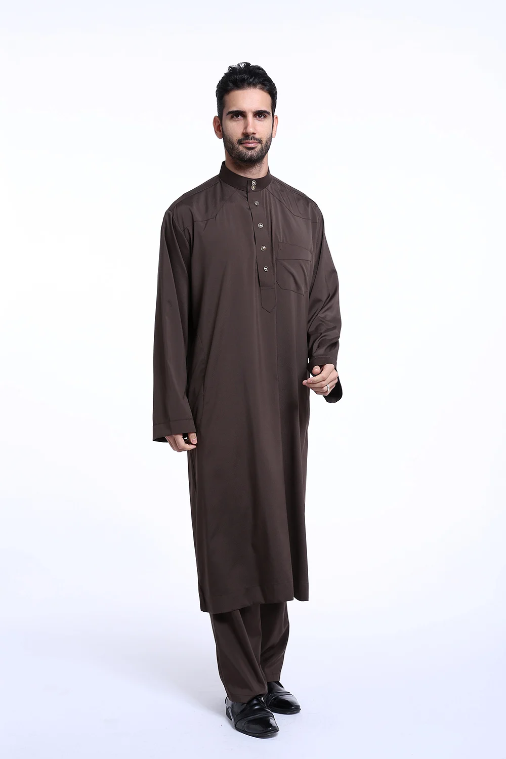 Khamis Arab Islamic Clothing Thobe Men Traditional Muslim Clothing ...