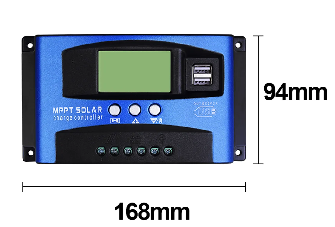 MPPT Solar Charge Controller 12V 24V 36V 48V 60V 30A 40A 50A 60A 100A Solar  Regulator Solar Light -Controller - AliExpress