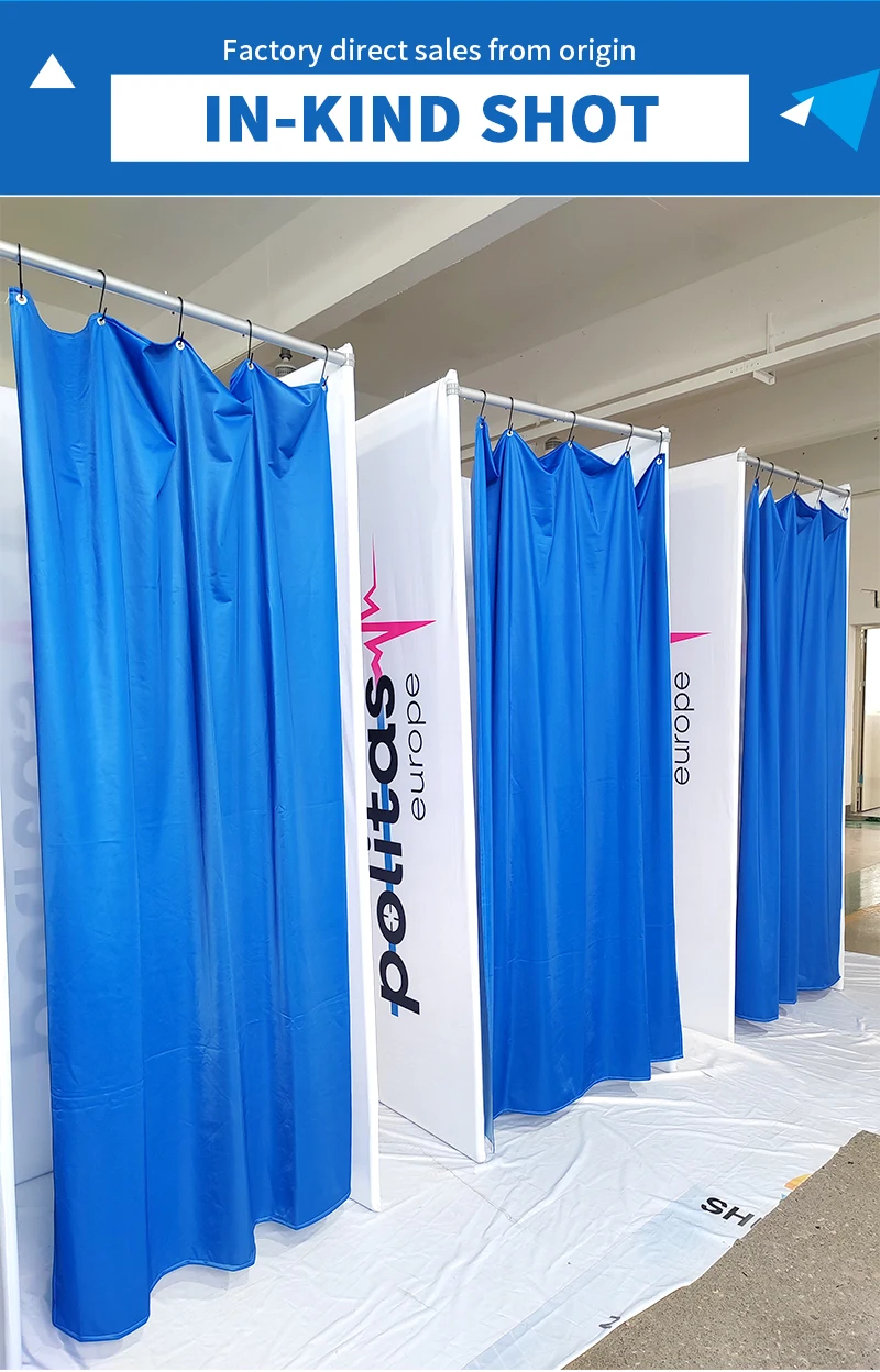 Aluminum Frame Portable Fitting Room Display Stand for Fashion Stores, Trade Exhibitions and Display Racks H2db5b2aac7574982b13c3ba45abaad3bY