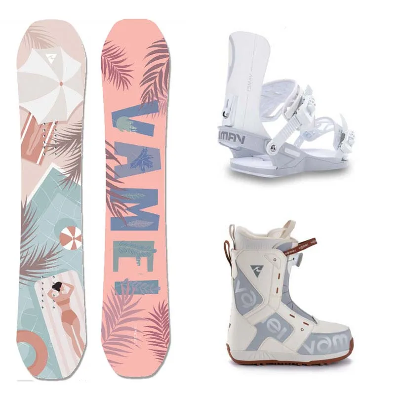 Competition Snowboard Set All Mountain Snowboard With Bindings Carbon Fiber Equipment Buy