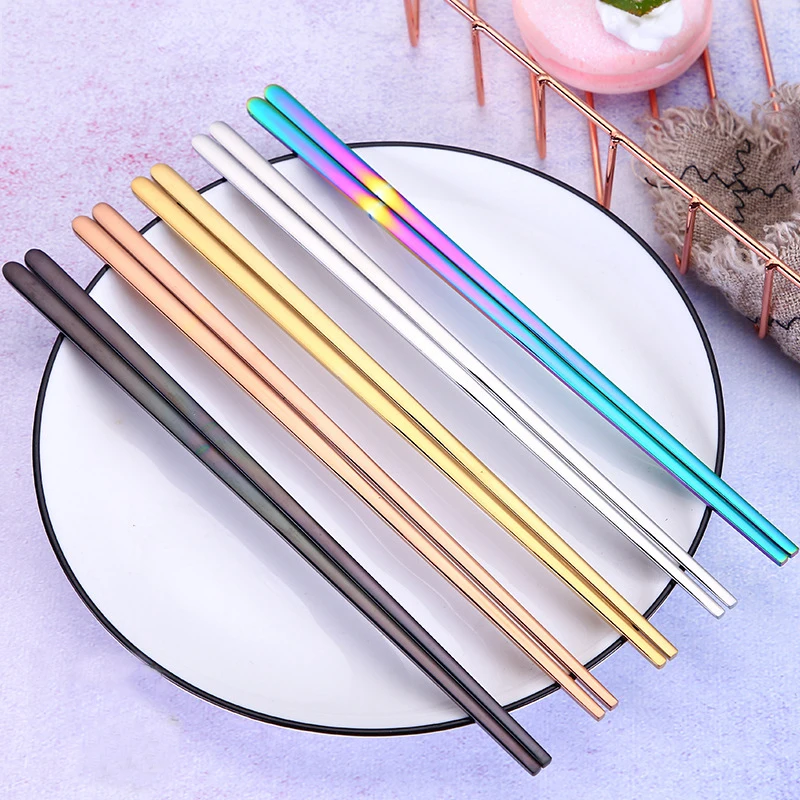 High Quality Korean Style Colorful Stainless Steel 304 Titanium Flat