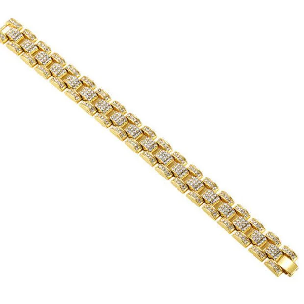 

Iced Out Ankle Bracelet,2 Pieces