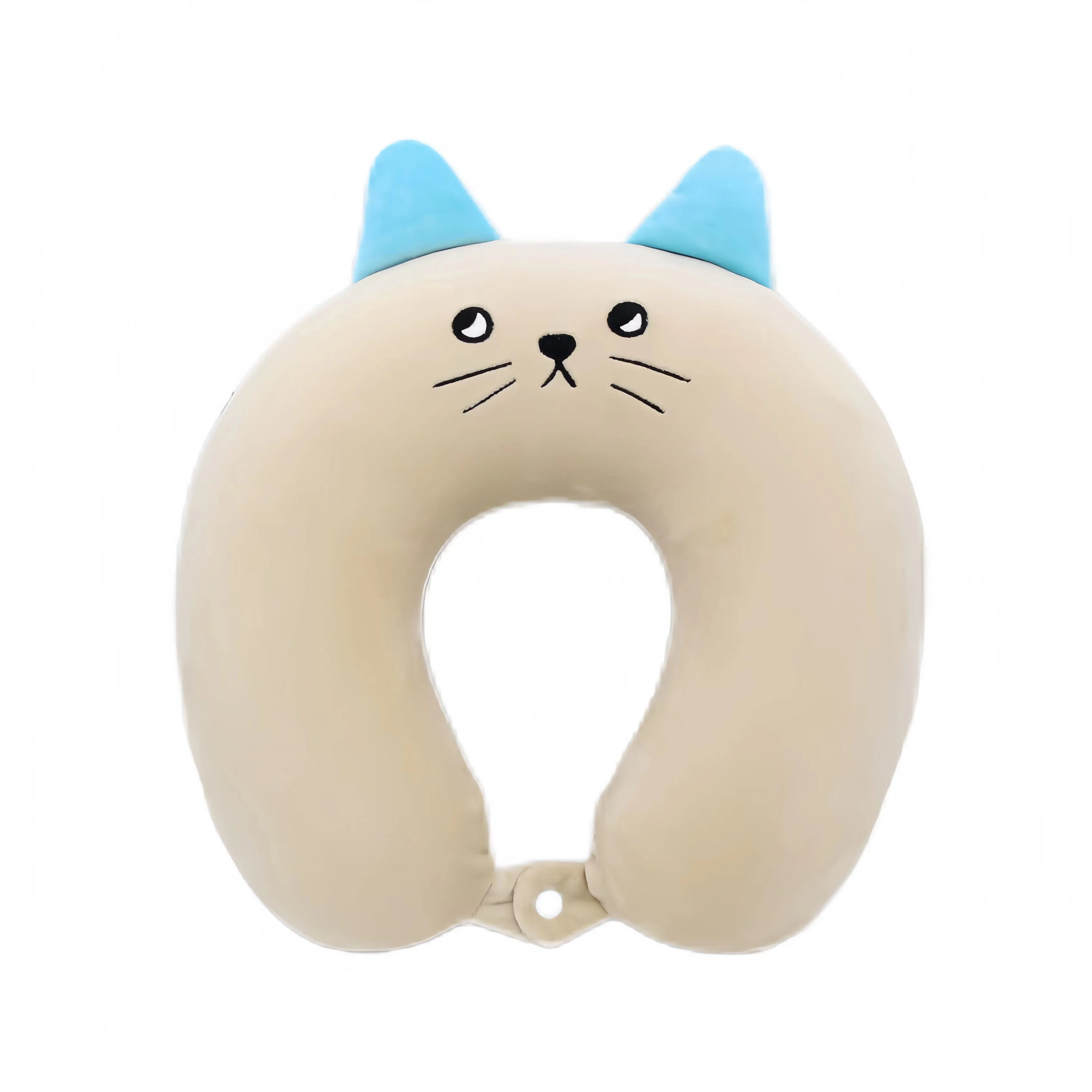 Customization Portable Slow Rebound Memory Foam U-shaped pillow Ergonomic Breathable Soft Neck Warp Support Travel Pillow