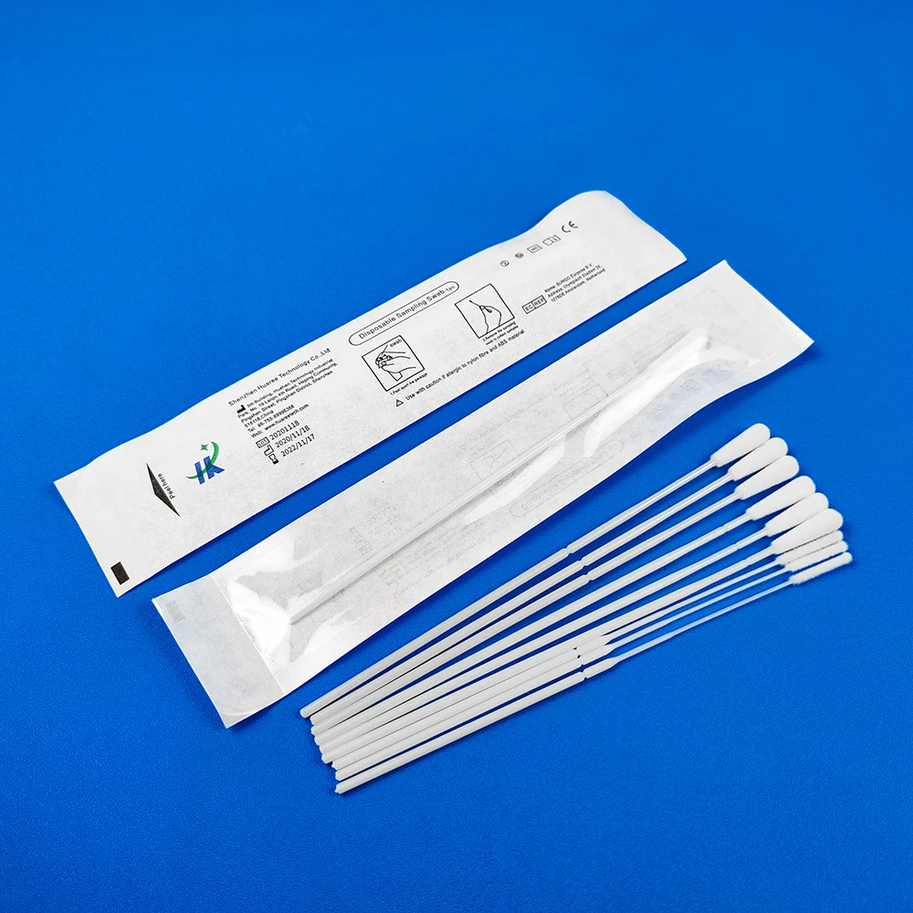 new product sterile nylon flocked swab sampling kit specimen
