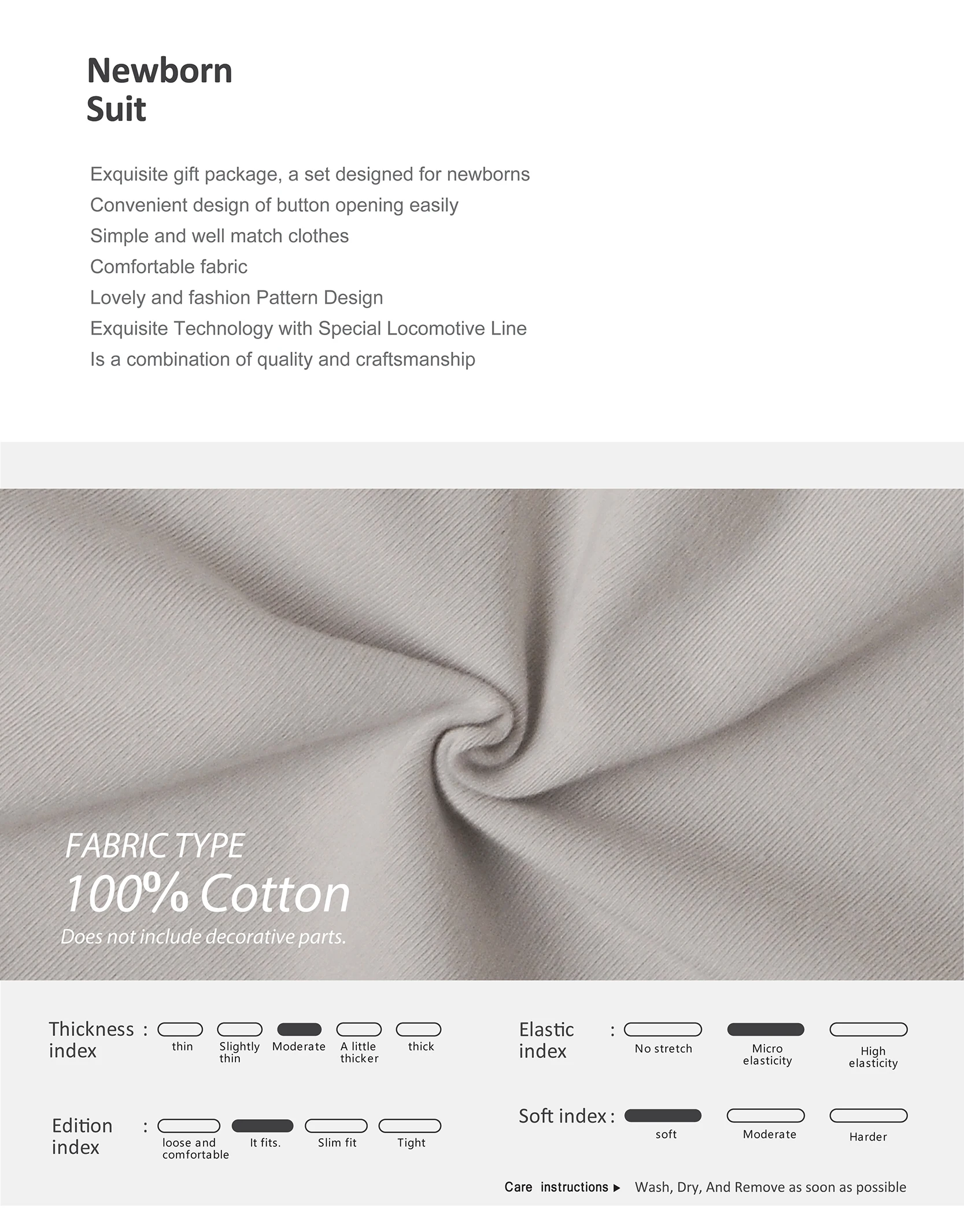 7 pieces/lot Newborn lovely car design Infant 100% organic cotton long sleeve baby clothing gift set