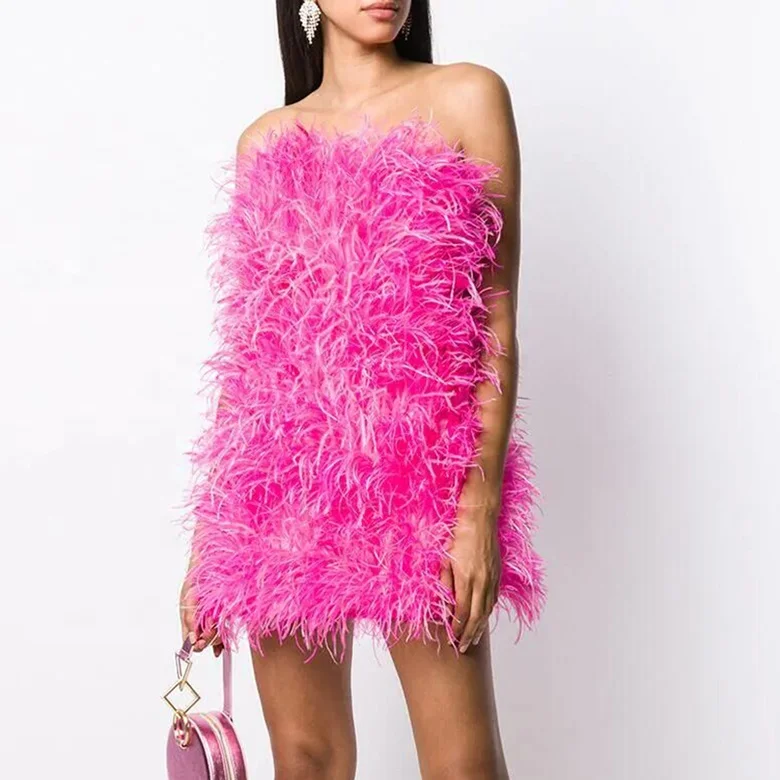 pink dress fur Blink if you like pink @FashionNova : Soft Season Faux Fur Maxi Dress