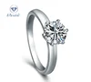 Diamond Engagement Ring 14k/18k Gold Ring Moissanite Synthetic Diamond Classic Popular Design For Wedding