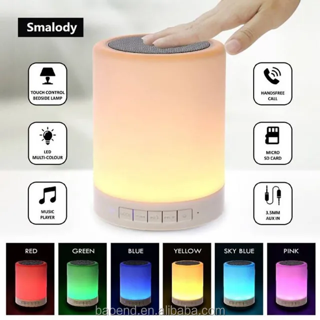 camping lamp mini caixa de som portatil Bt Wireless loudspeaker outdoor led touch light,Bluetooth Speaker with light - ANKUX.COM