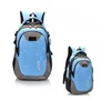 Nylon sky blue school shoulder laptop college backpack bag for men