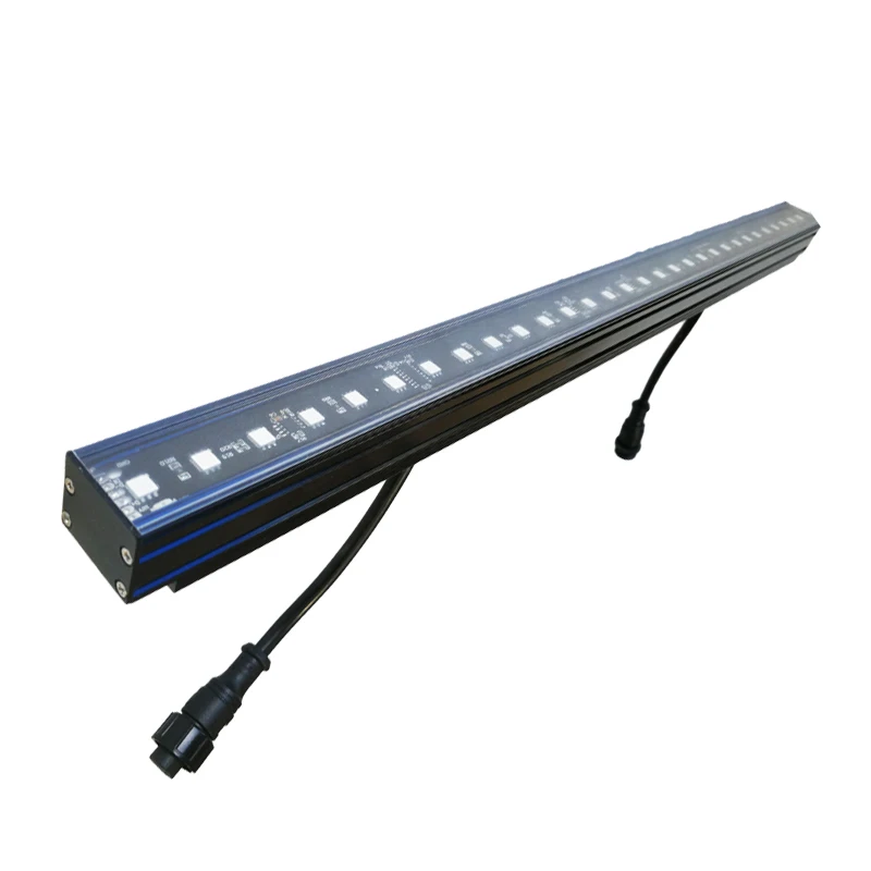 Seamless Connection 1m 0.5m 14.4W DMX512 RGB Integrated LED Linear Party Event Light with Standard Accessories