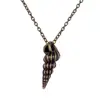 fashion newest natural ocean elements silver conch pendant necklace