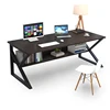 Simple modern computer desk double layer storage computer table home computer desk organizer