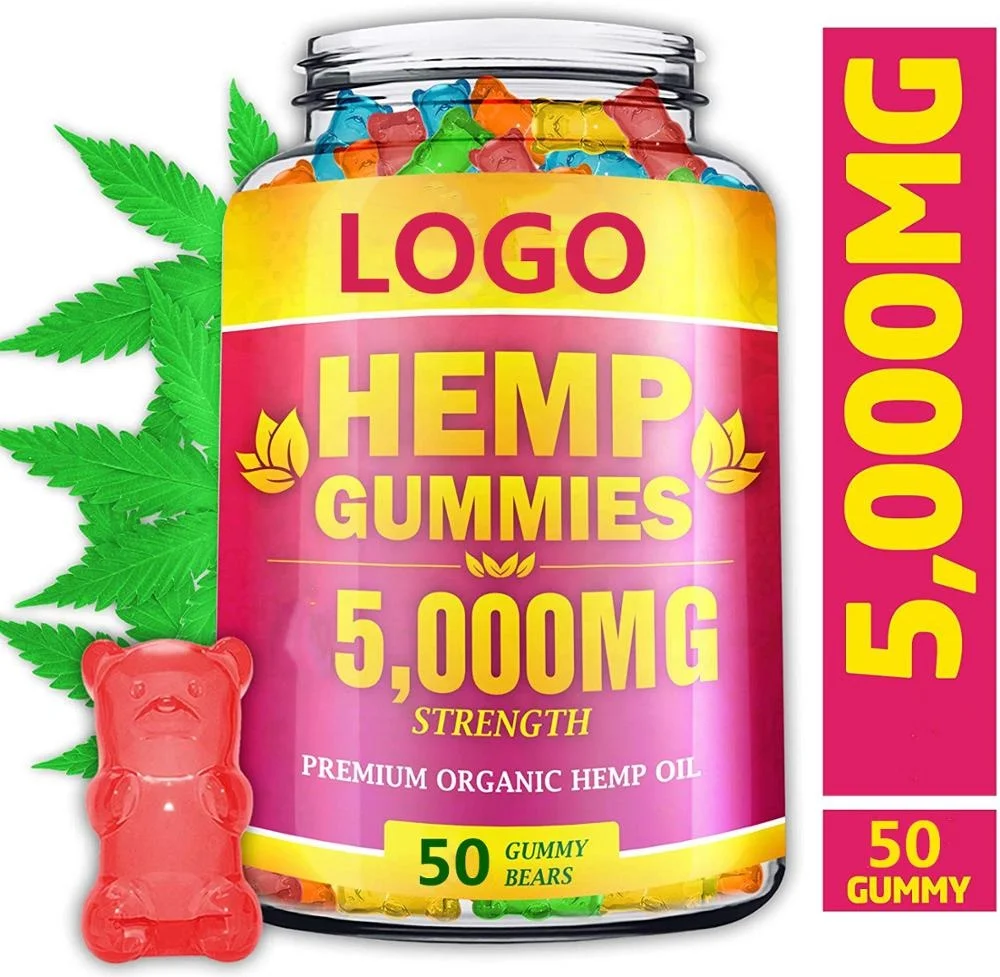 Premium Hemp Gummies 5000mg Organic Hemp Stress Relief Inflammation ...