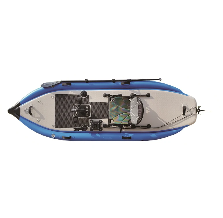 11' Inflatable Pedal Fishing Sup Kayaks With Pedals Foot Pedal Driven