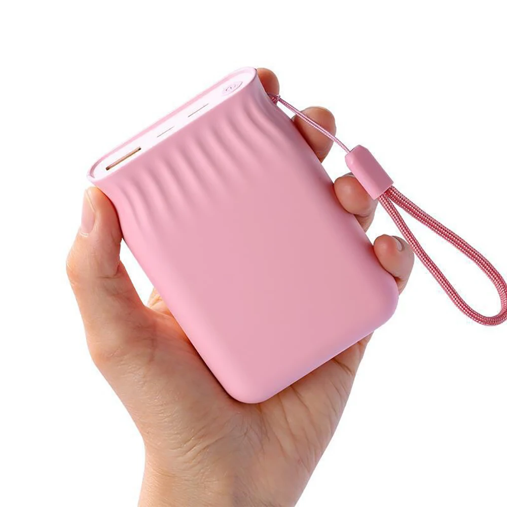 Portable Dual USB LED Mini Powerbank Wallet Power Bank 10000mAh with Digital Power Display, Slim Power Banks - ANKUX.COM