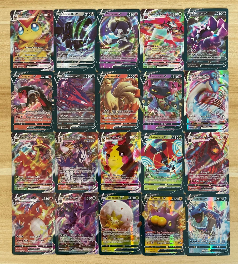 French Trading Card Game Pokemon Tcg V Vmax Shining Cards French ...