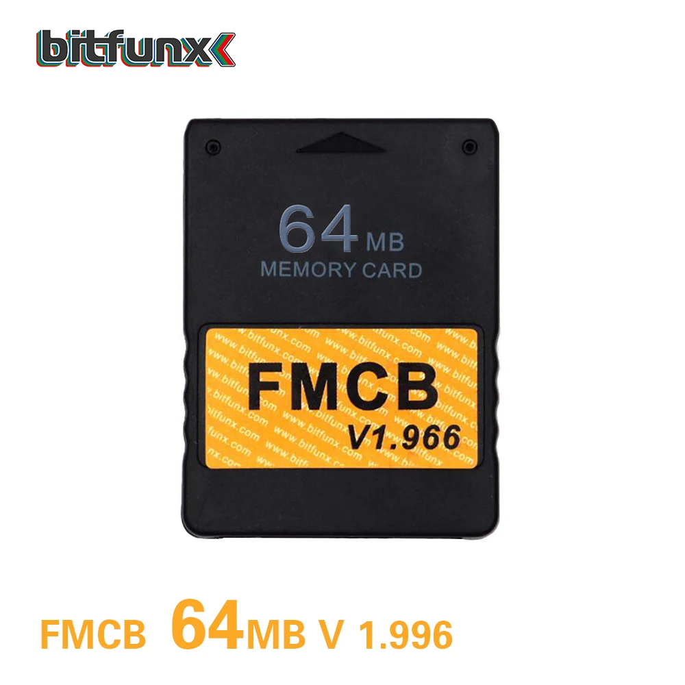 
Game card 64MB Mod OPL HD Free McBoot FMCB v1.966 Memory Card Cards for Sony Playstation 2 PS2 