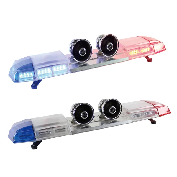 Vehicle Security Car Top Roof Light Bar For Police With 2 Speakers