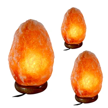 Wholesale Crystal Natural Wood Base Home Decoration Colorful LED Lights Himalayan Usb Salt Lamps