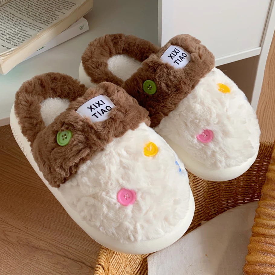 Designer fuzzy slippers hot sale