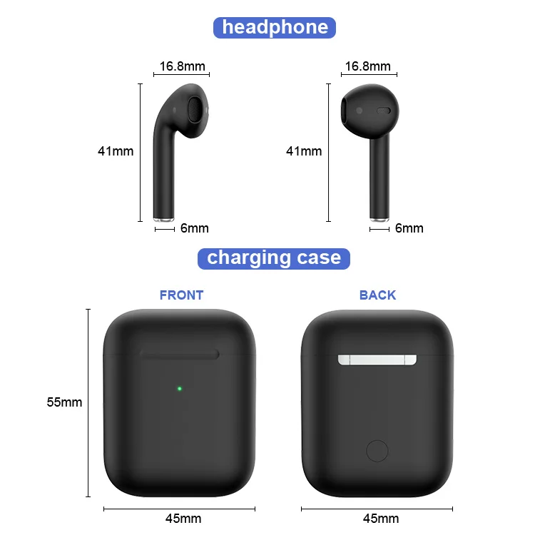 2020 New model Bluetooth 5.0 promotional earphone wireless earbuds smart sensor touch control airpoding tws i28 headphones - ANKUX.COM