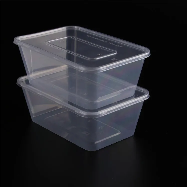 Wholesale disposable rectangular pp plastic eco friendly hot food storage containers for children