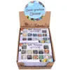 Yase hot rough stone natural gemstone samples minerals collection box rock stone with gift display box wholesale