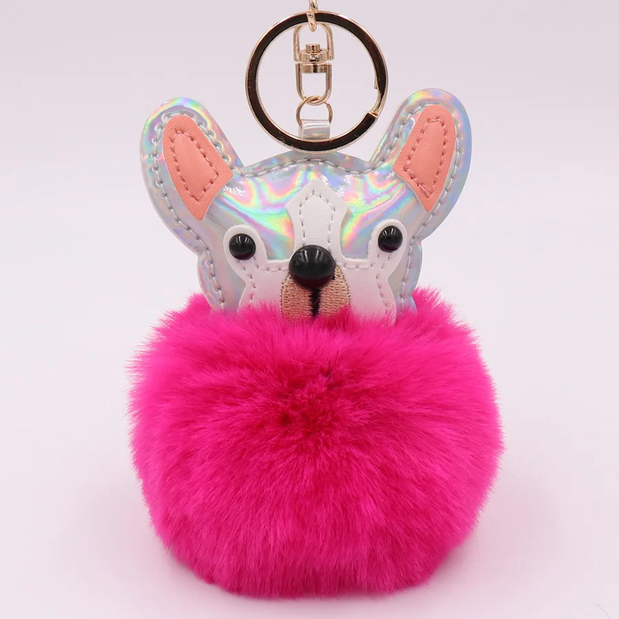 Flauschig Katze Schlüsselanhänger Haarbirne Handtasche PomPom Tasche Anhänger