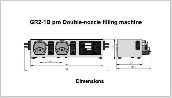 double head Microcomputer Automatic Water Liquid Filling Machine 3.5L