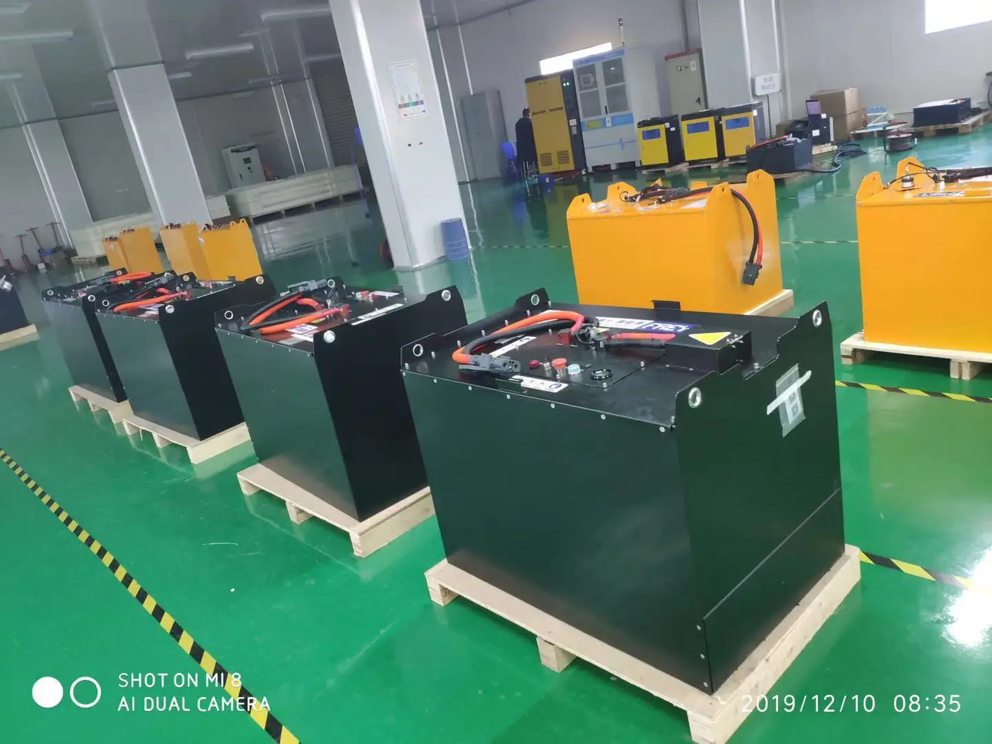 Rechargeable Lithium Ion Forklift Battery Pack 12v 24v 48v 56v 72v 80v
