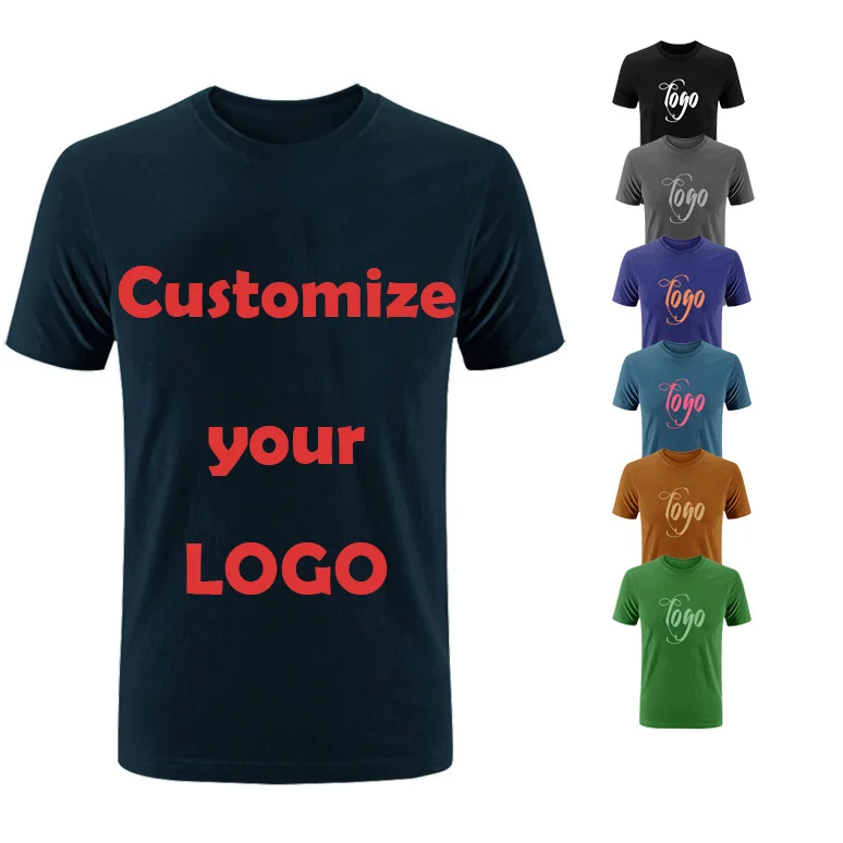 

OEM High Quality T Shirt Custom Logo fashion Screen Printing Men's T Shirt, Customized color