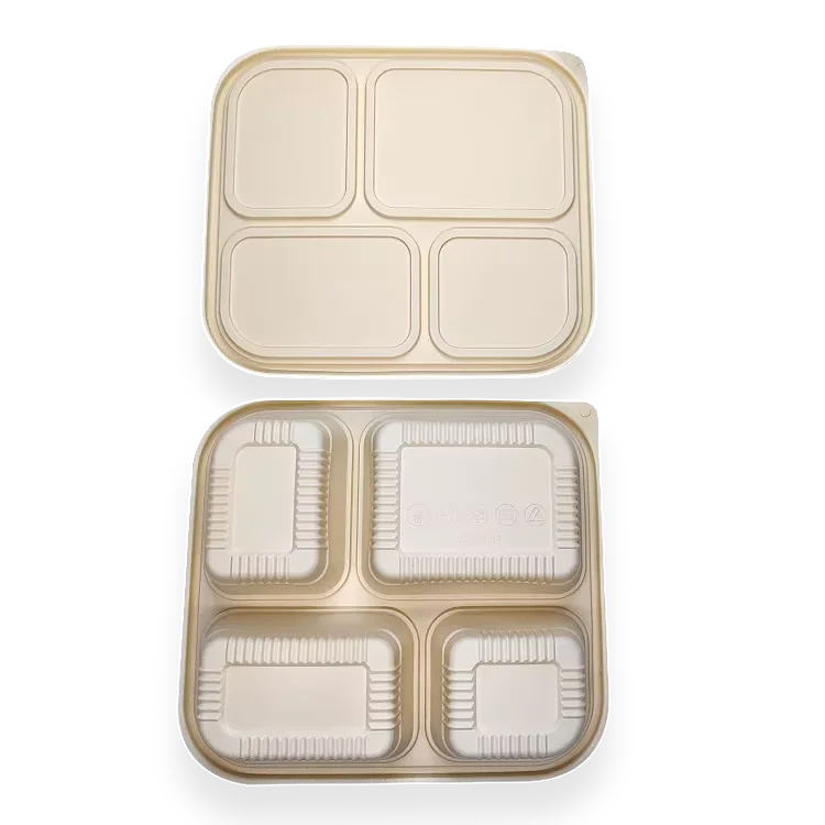 Disposable Biodegradable Environmentally Friendly Corn Starch Lunch Box ...