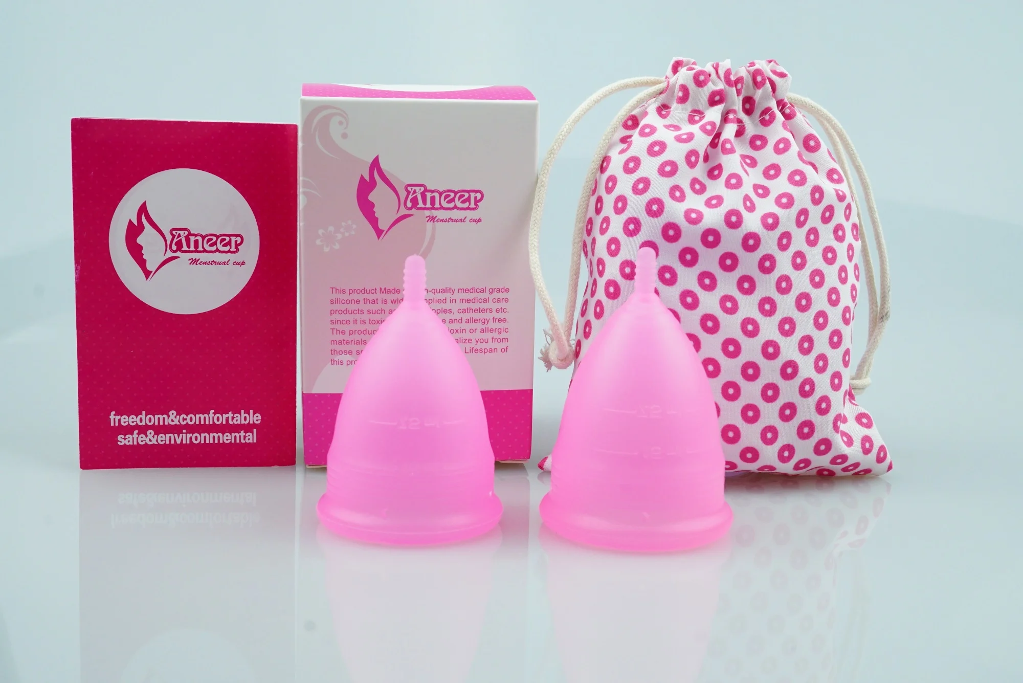 Wholesale Aneer Menstrual Cup Package Box And Leaflet Caja Para Copa ...